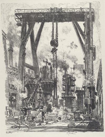 老炮台，1916年。 作者 约瑟夫·彭内尔