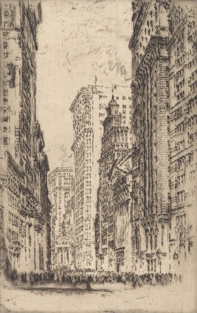 证券交易所，1904年。 作者 约瑟夫·彭内尔