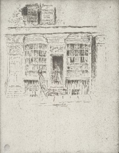 烟草店，1903年。 作者 约瑟夫·彭内尔