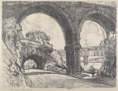 公园里的隧道，1912年。 作者 约瑟夫·彭内尔