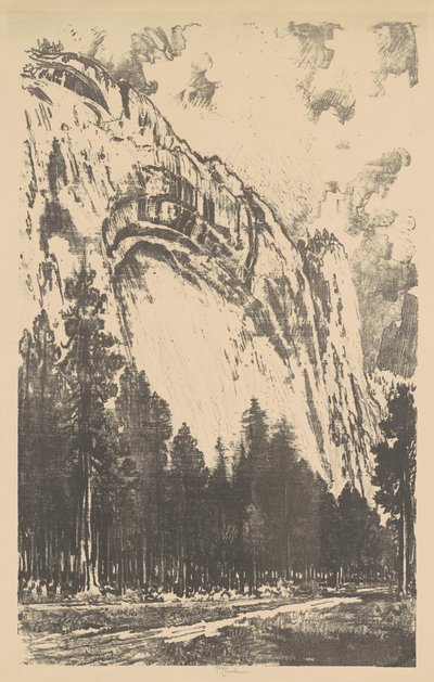 优胜美地山谷，1912年。 作者 约瑟夫·彭内尔