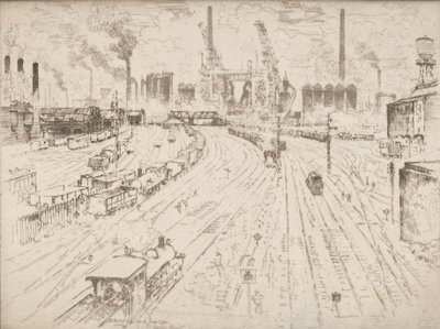 轨迹，奥伯豪森，1910年。 作者 约瑟夫·彭内尔