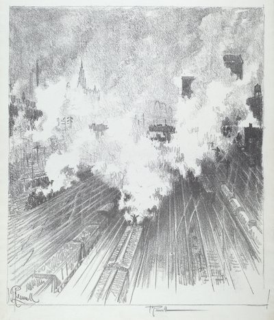 圣路易斯火车场 作者 约瑟夫·彭内尔