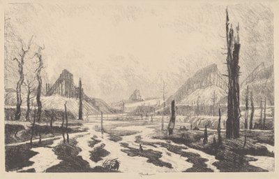 荒凉之谷，1910年。 作者 约瑟夫·彭内尔