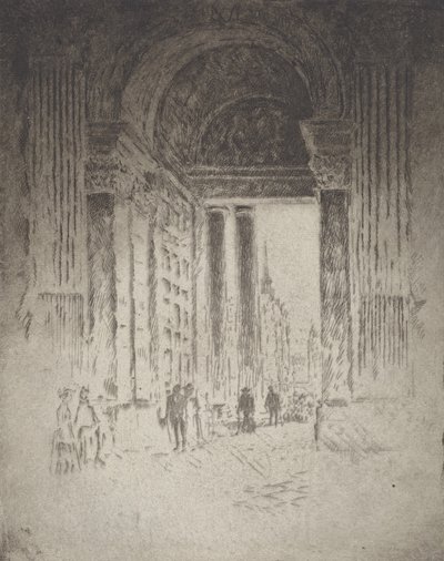 西门，圣保罗教堂，1903年。 作者 约瑟夫·彭内尔