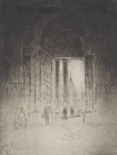 西门，圣保罗教堂，1903年。 作者 约瑟夫·彭内尔