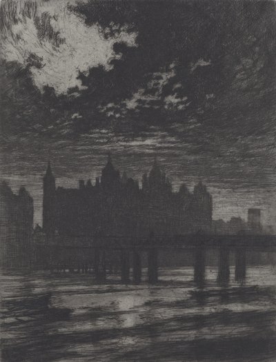 白厅法院，1903年。 作者 约瑟夫·彭内尔