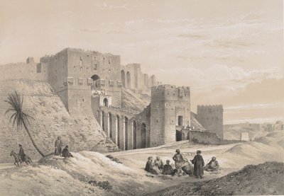48.阿勒颇城堡，1843年。 作者 Joseph Philibert Girault De Prangey
