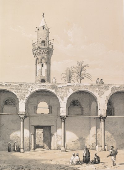 4.阿姆鲁清真寺，凯尔，1843年。 作者 Joseph Philibert Girault De Prangey