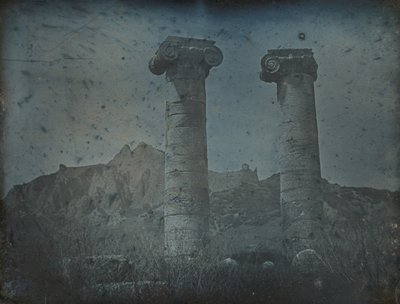 阿耳特弥斯神庙，萨尔迪斯，1843年。 作者 Joseph Philibert Girault De Prangey