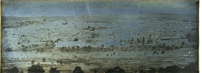 耶路撒冷：橄榄山全景 作者 Joseph Philibert Girault De Prangey