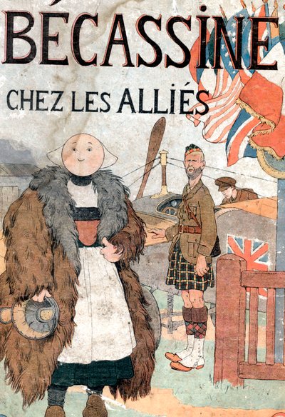 "Becassine chez les allies "一书的封面 作者 约瑟夫·波菲里·平雄
