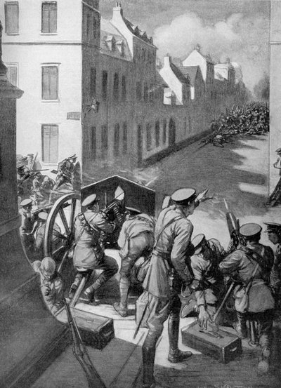 WW1  -  1914年Le Cateau战役 作者 约瑟夫·拉特克利夫·斯凯尔顿
