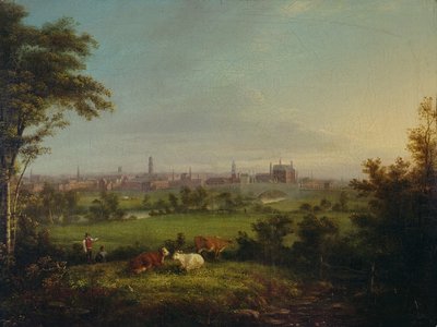 草原上的利兹，约1825年（布面油画） 作者 约瑟夫·罗德斯