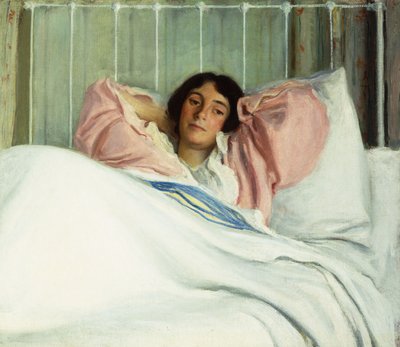 艺术家的妻子伊迪丝的肖像， 作者 Joseph Rodefer De Camp