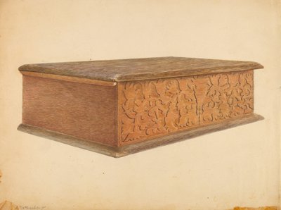 办公盒，约1937年。 作者 约瑟夫·罗森伯格