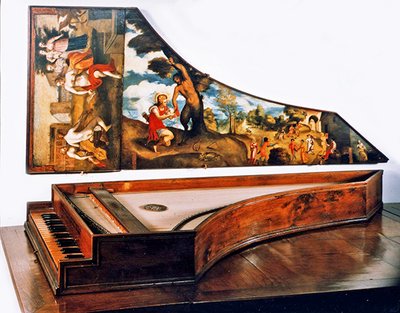 约瑟夫·萨洛迪奥尼西斯在威尼斯建造的Cembalo，1559 作者 约瑟夫·萨洛迪斯（Joseph Salodiensis）