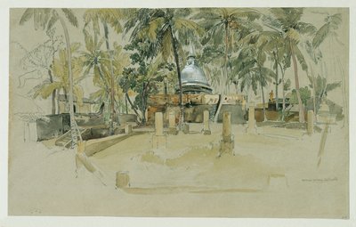 锡兰佛寺 作者 约瑟夫塞勒尼