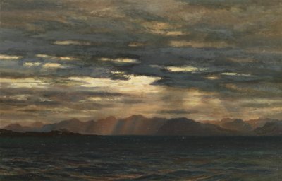 在斯凯岛西北海岸的日出 作者 Joseph Severn