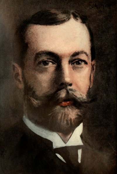 英格兰国王乔治五世（George V。），1910年。 作者 约瑟夫·辛普森