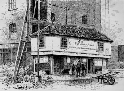 Lincolns Inn Fields附近的老好奇商店，伦敦，c1860 1911年 作者 约瑟夫·斯温