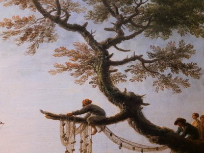 港口晨景（晨）


 (细节）。 作者 约瑟夫·韦尔内特
