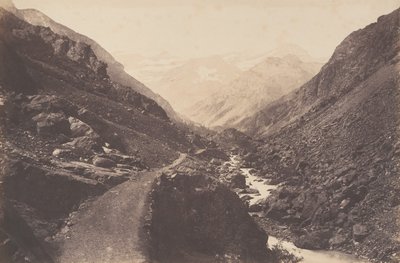 去往加瓦尼的路上的混乱，圣索韦尔，1853年。 作者 约瑟夫维吉耶