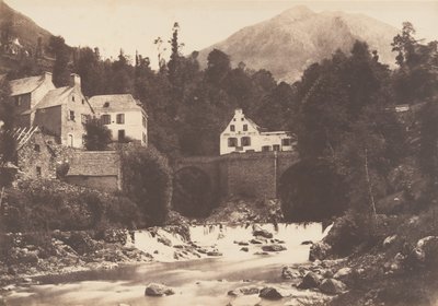Gèdres村，Route de Gavarnie，1853年。 作者 约瑟夫维吉耶
