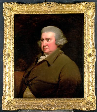 Erasmus Darwin博士的肖像，（1731-1802）科学家，发明家和诗人，查尔斯达尔文的祖父，1792-93（另见5516） 作者 德比的约瑟夫·赖特