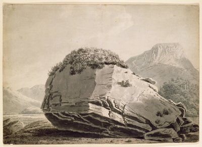 Bowderstone Borrowdale 作者 德比的约瑟夫·赖特