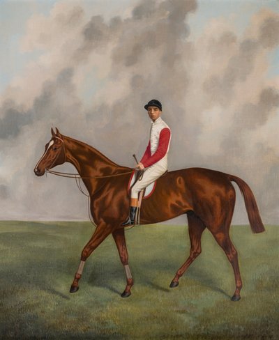 雨果爵士 - 1892 年德比大赛获胜者，c.1892（布面油画） 作者 约书亚戴顿
