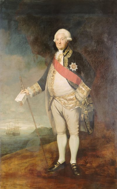 海军上将爱德华-休斯爵士（约 1720-1794 年） 作者 约书亚·雷诺兹（Joshua Reynolds）