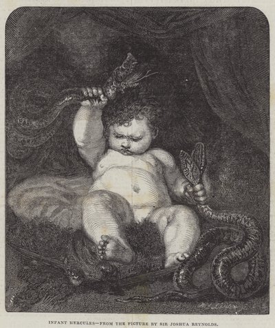 婴儿赫拉克勒斯 作者 约书亚·雷诺兹（Joshua Reynolds）