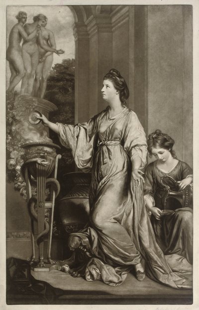 莎拉·本伯里夫人（Sarah Bunbury）， 作者 约书亚·雷诺兹（Joshua Reynolds）