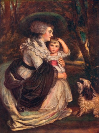 拉维妮娅，伯爵夫人·斯宾塞（1762-1831）和约翰·查尔斯·斯宾塞（John Charles Spencer），子爵奥特霍普（Viscount Althorp）17821845，1906年 作者 Joshua Reynolds