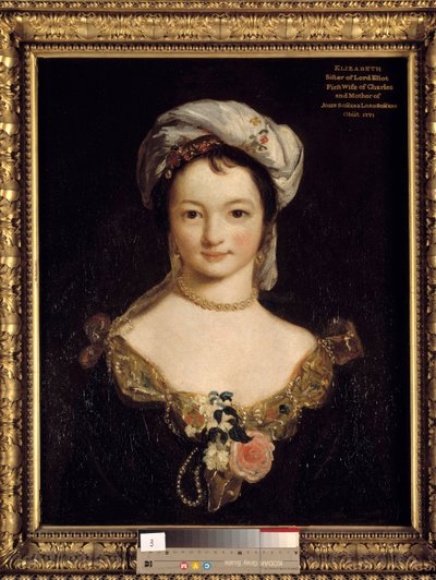 伊丽莎白·艾略特小姐的肖像，约书亚·雷诺兹 (1723-1792) 作者 约书亚·雷诺兹（Joshua Reynolds）