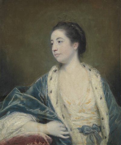 一个女人的画像。 作者 约书亚·雷诺兹（Joshua Reynolds）