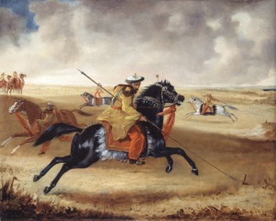 斯金纳的运动马，1840年 作者 约书亚·雷诺兹（Joshua Reynolds）