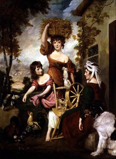 山寨者，Machil家族（布面油画） 1788年 作者 约书亚·雷诺兹（Joshua Reynolds）