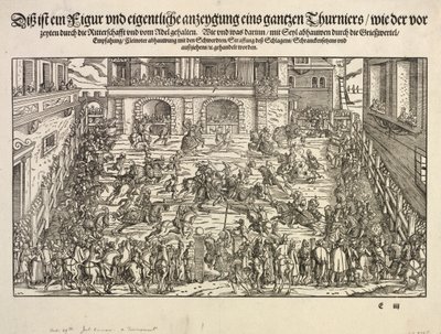 一个锦标赛，1565年。 作者 何塞·安曼