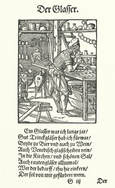 The Glazier (engraving) 作者 约斯特（后）安曼