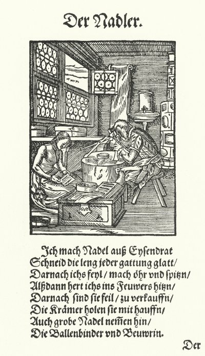 The Needle Maker (engraving) 作者 约斯特（后）安曼