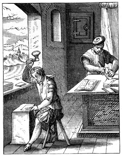 打金手，16世纪，1849年。 作者 约斯特安曼