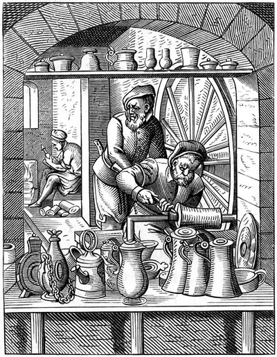 廷曼，16世纪，1849年。 作者 约斯特安曼