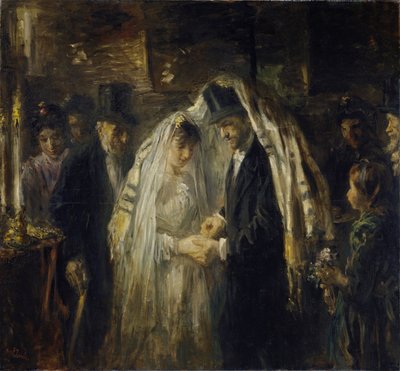 犹太婚礼 作者 以色列的约瑟夫 (1824-1911)