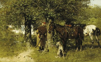 集合点，1881年 作者 约瑟夫·布兰特（Jozef Brandt）