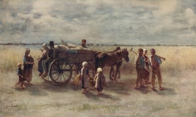 马铃薯丰收，1844年，c1915 作者 约瑟夫·以色列