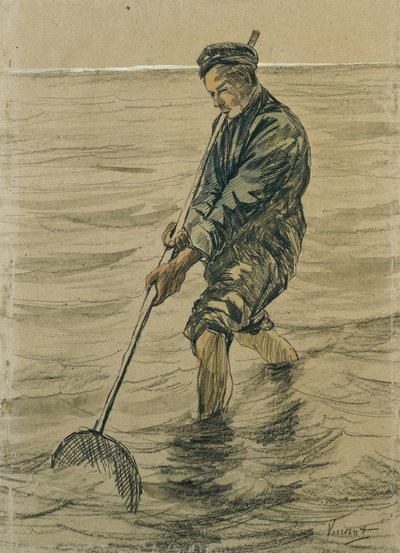 贝壳渔夫，1863-90 作者 约瑟夫·以色列