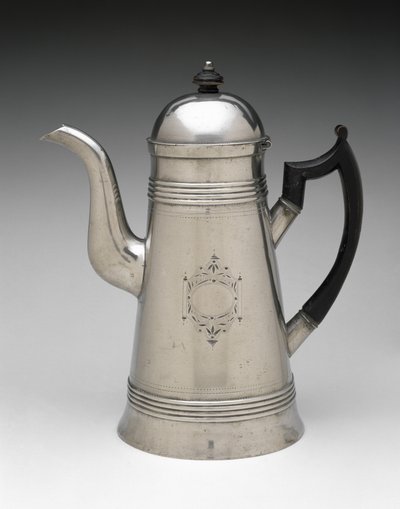 咖啡壶c。 1814至1825年（粉状，木材） 作者 小埃比尼泽·史密斯（Ebenezer Smith Jr.）