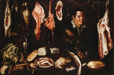 1606年，《在储藏室里倒酒的青年》 作者 胡安·埃斯特万